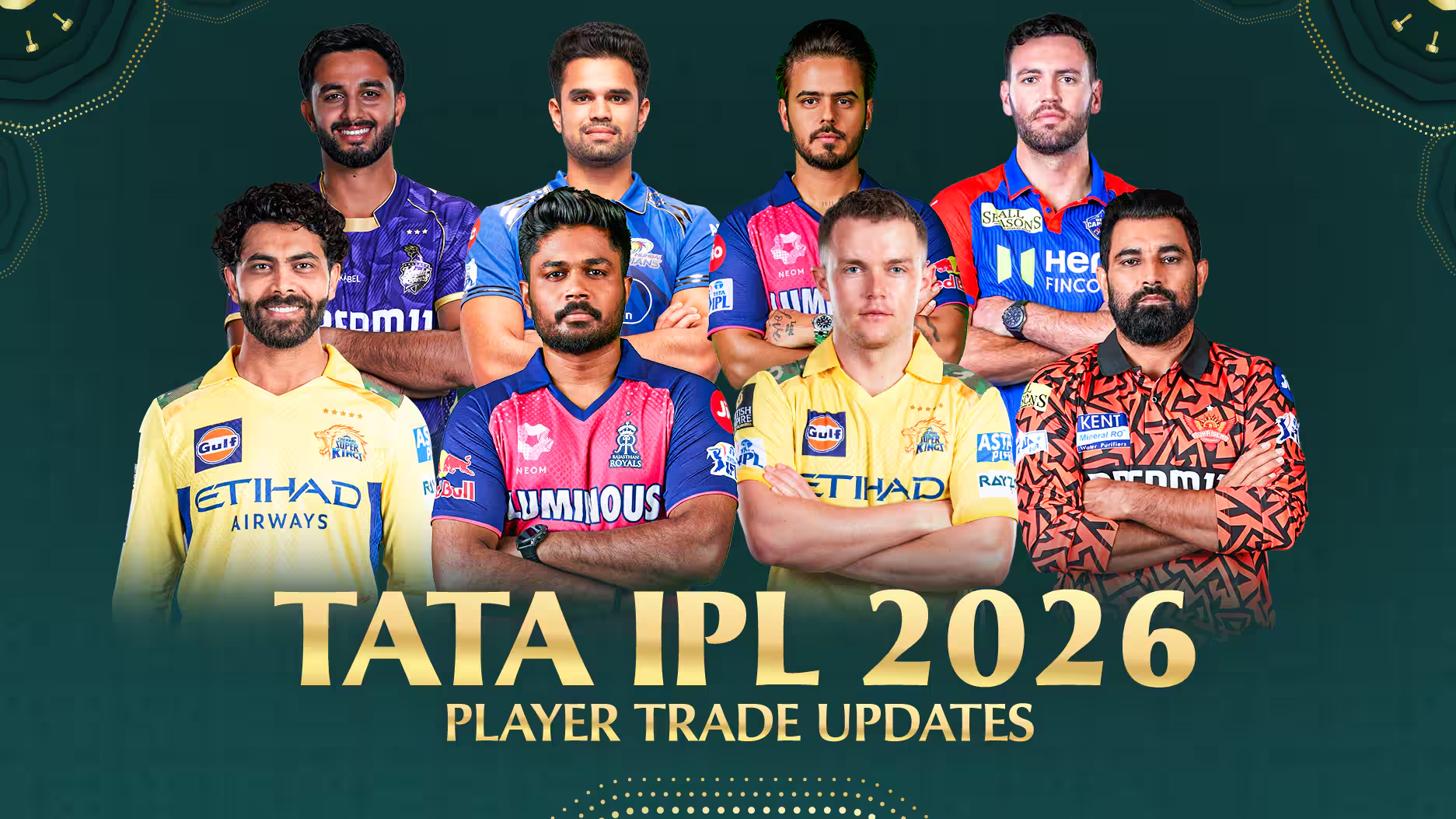 IPL 2026 all teams and captains - Bet on DragonExch